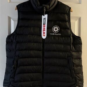 32 Degrees Club Pilates Puffer Vest - Black